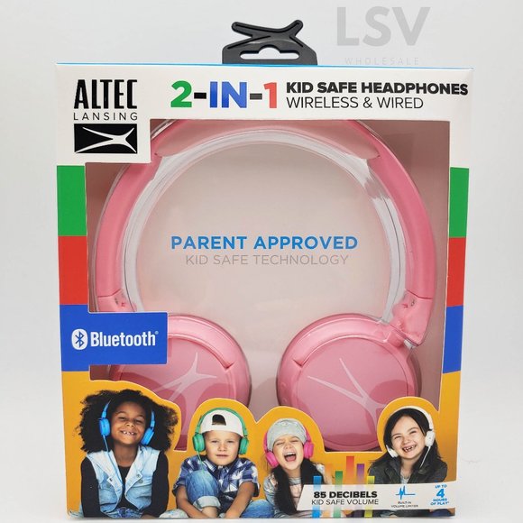 Kids Altec Lansing Bluetooth Headphones (MZX250) - Picture 1 of 5